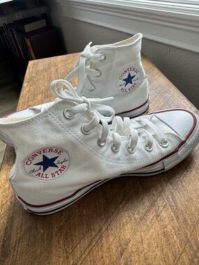Converse High Top Sneakers - White - Women’s size 7